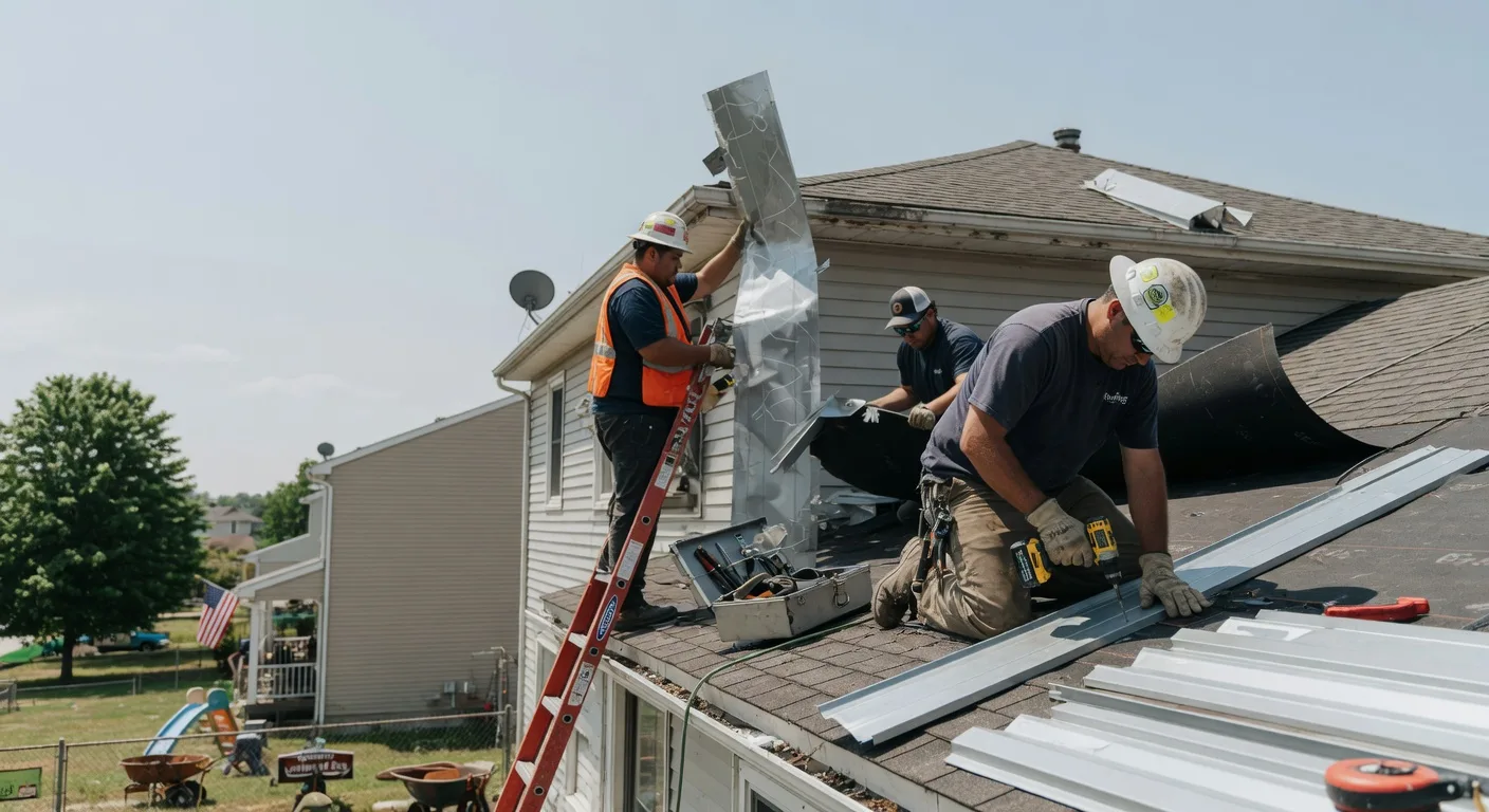 Storm Damage Metal Roof Repair in Montgomery Creek, CA